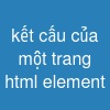 kết cấu của một trang html element