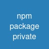 npm package private