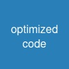 optimized code