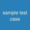 sample test case