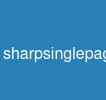 sharpsinglepageapp