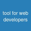 tool for web developers