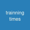 trainning times