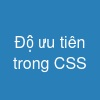 Độ ưu tiên trong CSS
