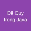 Đệ Quy trong Java