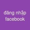 đăng nhập facebook