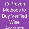 10 Proven Methods to Buy Verified Wise Accounts Online ...