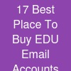 17 Best Place To Buy EDU Email Accounts (PVA & Aged)