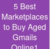 5 Best Marketplaces to Buy Aged Gmails Online1