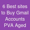 6 Best sites to Buy Gmail Accounts (PVA & Aged)