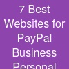 7 Best Websites for PayPal Business & Personal Account Services