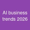AI business trends 2026