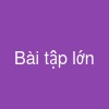 Bài tập lớn
