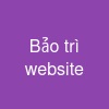 Bảo trì website