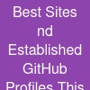 Best Sites nd Established GitHub Profiles This Year