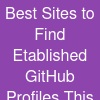 Best Sites to Find Etablished GitHub Profiles This Year