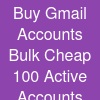 Buy  Gmail Accounts Bulk Cheap & 100% Active Accounts