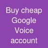 Buy cheap Google Voice account