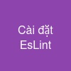 Cài đặt EsLint