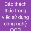 Các thách thức trong việc sử dụng công nghệ OCR