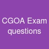 CGOA Exam questions