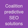 Coalition predictive SEO solutions