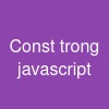 Const trong javascript