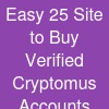 Easy 25 Site to Buy Verified Cryptomus Accounts