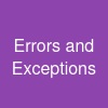 Errors and Exceptions