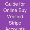 Guide for Online Buy Verified Stripe Accounts