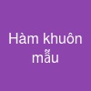 Hàm khuôn mẫu