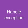 Handle exception