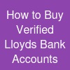 How to Buy Verified Lloyds Bank Accounts