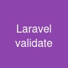 Laravel validate