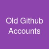 Old Github Accounts
