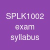 SPLK-1002 exam syllabus