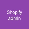 Shopify admin