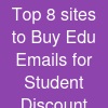 Top 8 sites to Buy Edu Emails for Student Discount