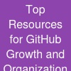 Top Resources for GitHub Growth and Organization
