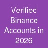 Verified Binance Accounts in 2026
