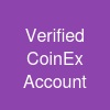 Verified CoinEx Account
