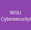 WGU Cybersecurity-Architecture-and-Engineering