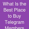 What Is the Best Place to Buy Telegram Members Fast in 2026?