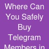 Where Can You Safely Buy Telegram Members in 2026?