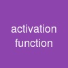 activation function