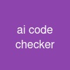 ai code checker
