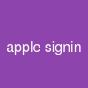 apple signin