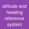 attitude and heading reference system