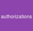 authorizations