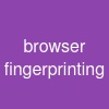 browser fingerprinting